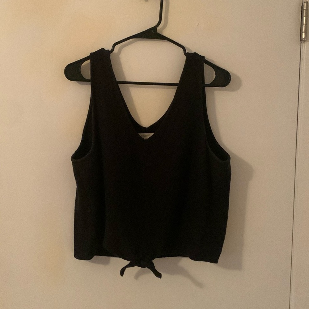 Madewell tie front top